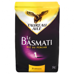 Taureau Aile : Riz basmati - Riz Basmati  : Riz nature : 1 Kg