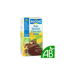 Bjorg : Dessert de soja au chocolat - Bio  : Crèmes Desserts : 525 g