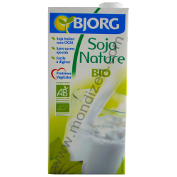 Bjorg : soja nature bio : Organic soy drink : 1l	 