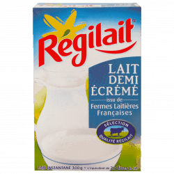 Regilait : Lait demi-ecreme : nonfat dry milk : Equilibre : 300g