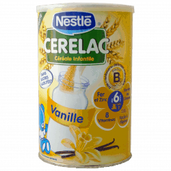Nestle Cerelac : cereale infantile vanille : Vanilla baby cereals : 400g