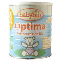 Babybio : Lait biologique 1er âge : Optima 1 : boîte 900g	 